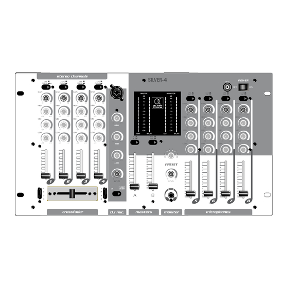 audiophony SILVER-4 Mode D'emploi