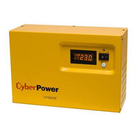 Cyberpower CPS600E Manuel D'utilisation