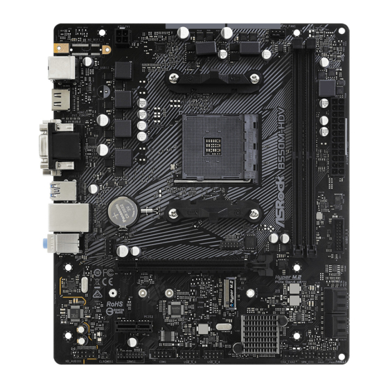 ASROCK B550M-HDV Mode D'emploi