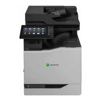 Lexmark XC8155 Guide De L'utilisateur