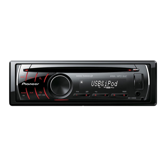 Pioneer DEH-3200UB Mode D'emploi