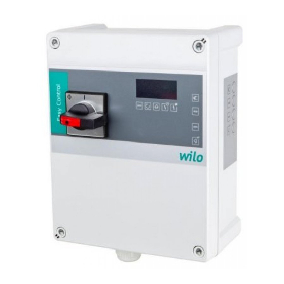 Wilo Control MS-L 1x4kW Mode D'emploi
