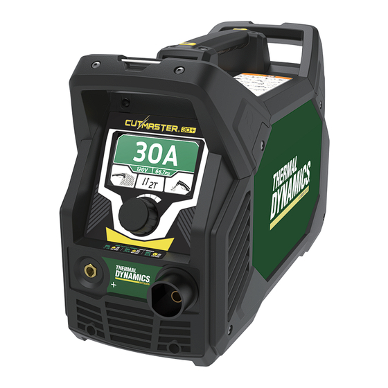 ESAB THERMAL DYNAMICS CUTMASTER 30+ Mode D'emploi