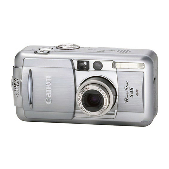 Canon PowerShot S45 Guide D'utilisation