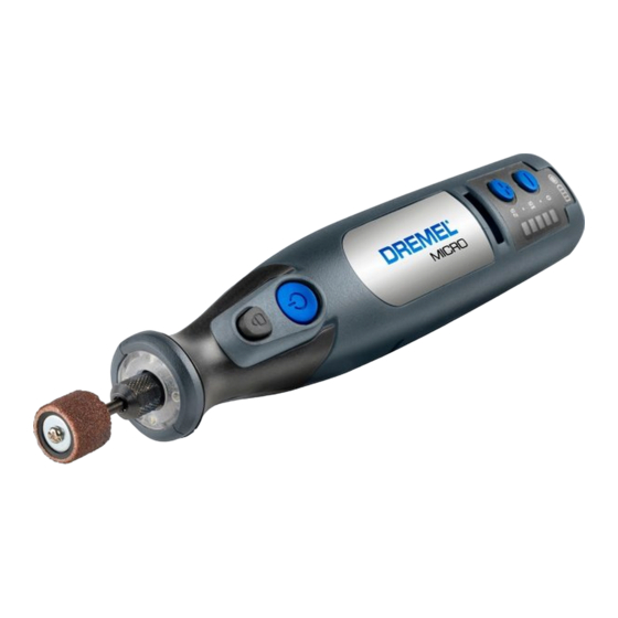 Dremel Micro 8050 Consignes De Sécurité/D'utilisation