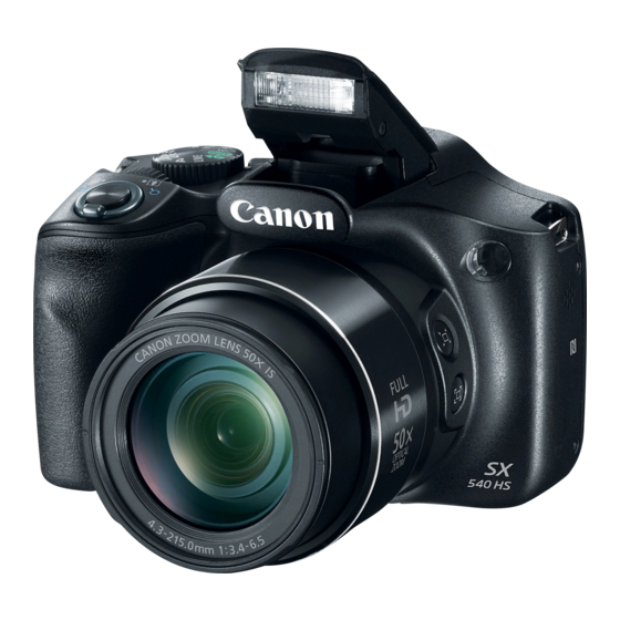 Canon PowerShot SX540 HS Guide D'utilisation