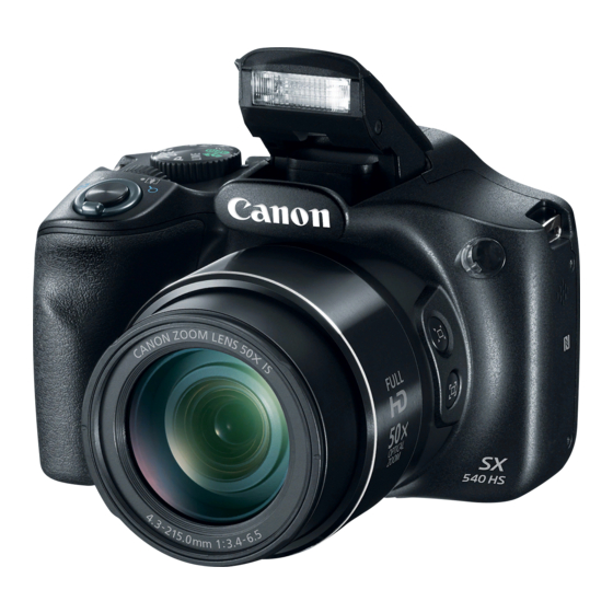 Canon PowerShot SX540 HS Guide De Mise En Route