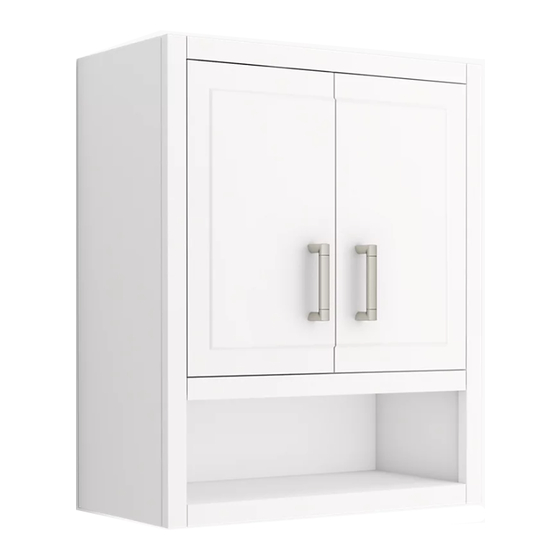 Kohler Armoire murale Instructions D'installation