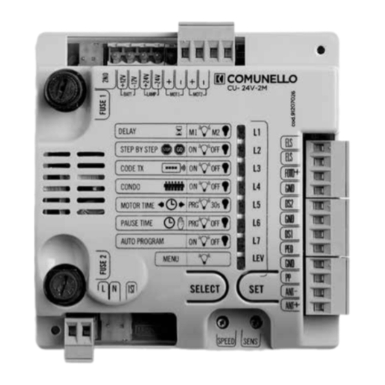 Comunello Automation CU-24-2M Manuel D'installation Et D'utilisation