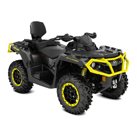 BRP can-am OUTLANDER T Serie 2020 Guide Du Conducteur