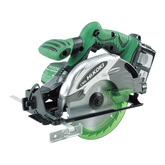 Hitachi C 18DL Mode D'emploi