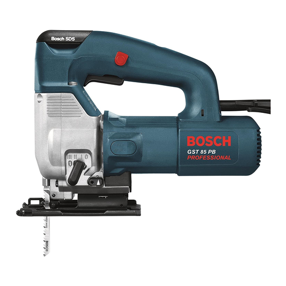 Bosch GST Professional 85 PB Notice Originale