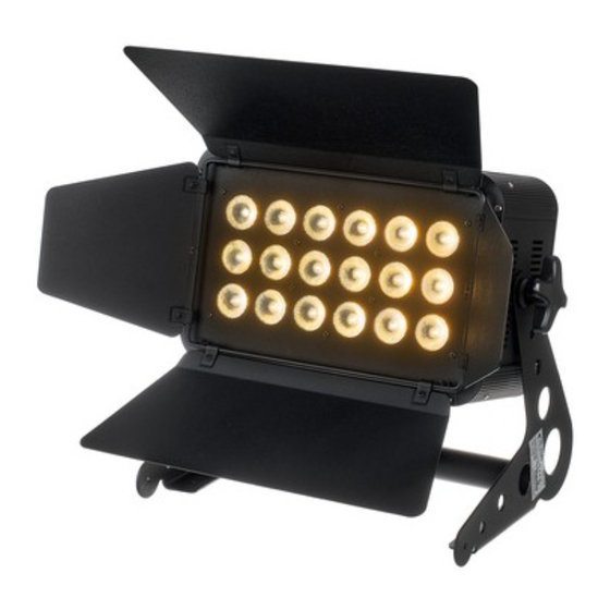thomann HL-x18 DCL CW/WW Flood 18x6W Notice D'utilisation
