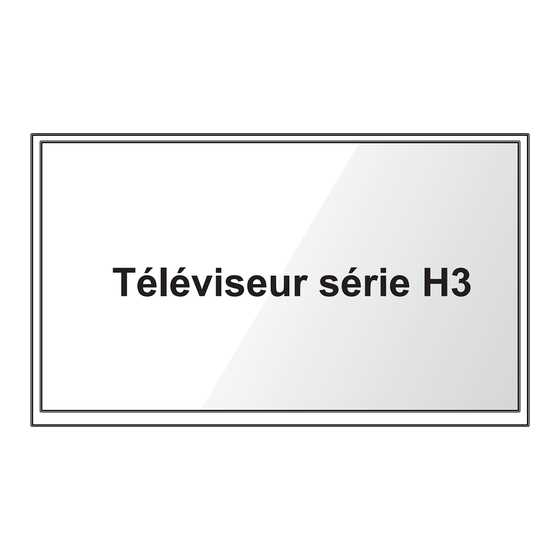 Hisense H3 Série Guide De Démarrage Rapide