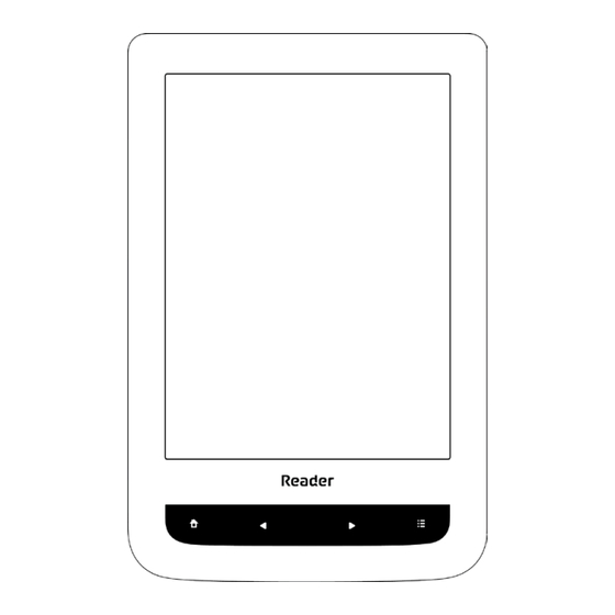 Pocketbook Reader Touch Lux 3 Manuel D'utilisation