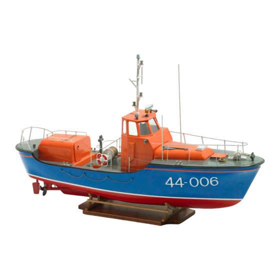 Billing Boats Royal Navy Lifeboat BB 101 Mode D'emploi