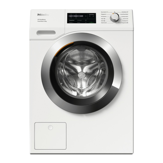 Miele WEG 375 WPS Excellence Mode D'emploi