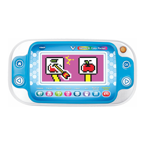 VTech GENIUS XL COLOR POCKET Manuel D'utilisation