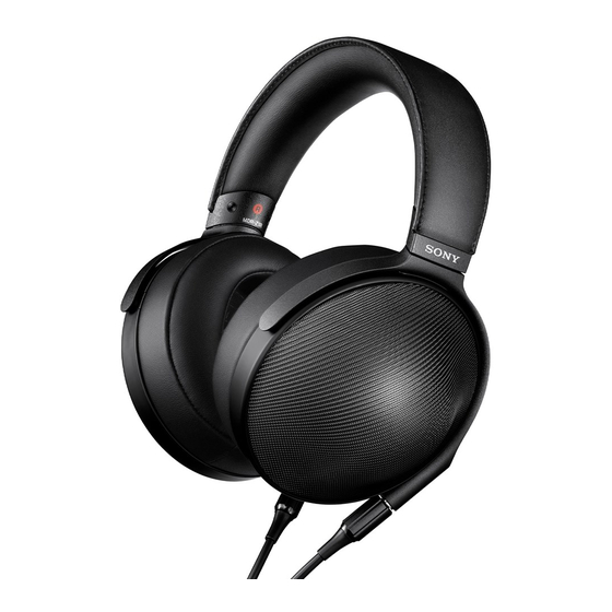 Sony MDR-Z1R Manuels