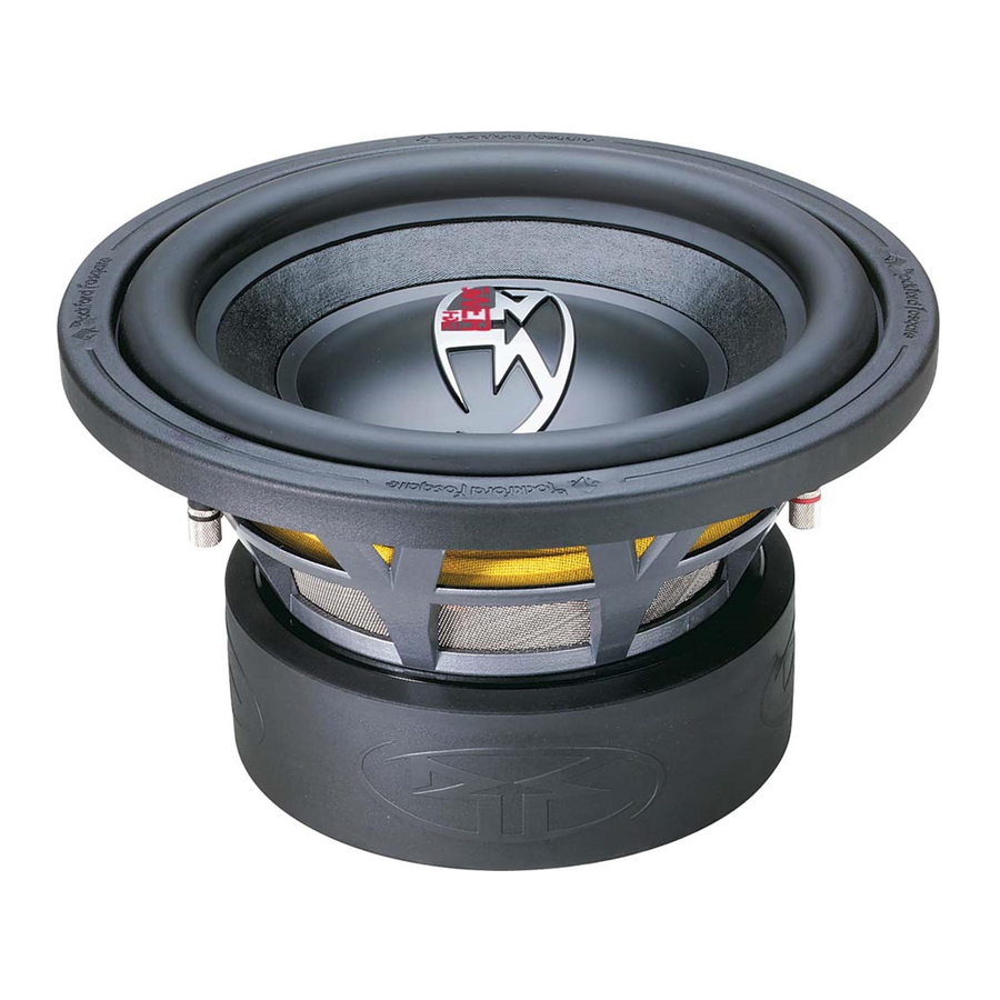 Rockford Fosgate PUNCH HE2 Manuels