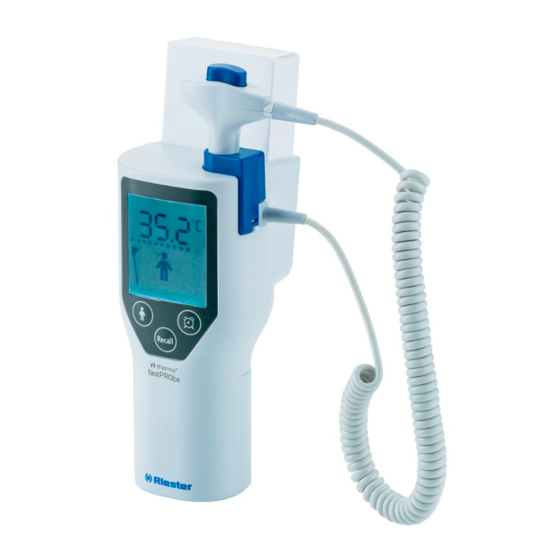 Riester ri-thermo fastPRObe Manuels