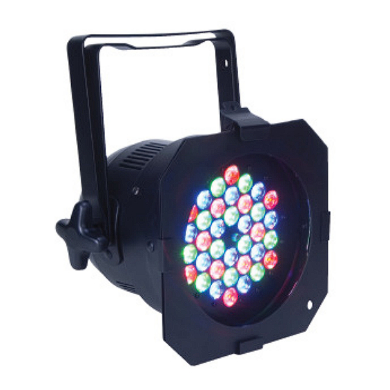 ADJ Pro Par 56 RGB Manuels