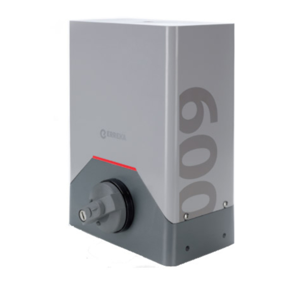 Erreka RINO Guide Rapide D'installation Et Programmation