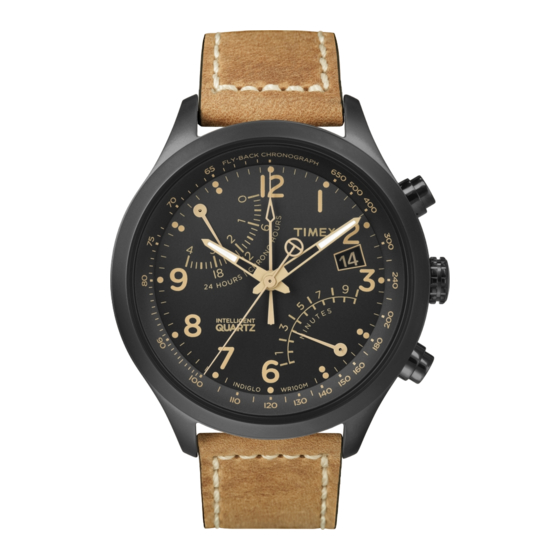 Timex FLYBACK CHRONO Manuel D'instructions
