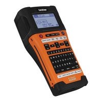 Brother P-touch PT-E500 Guide De L'utilisateur