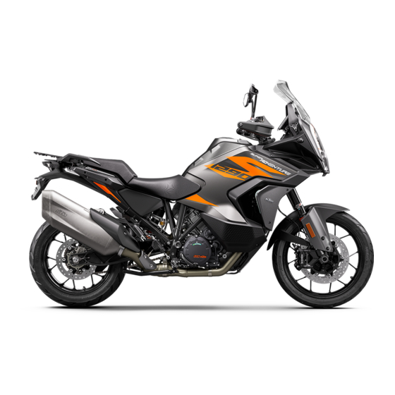 KTM 1290 SUPER ADVENTURE S 2021 Manuel D'utilisation