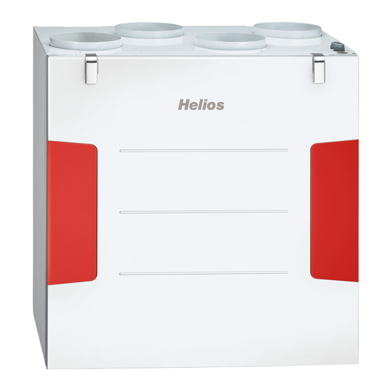 Helios KWL 200 W Notice De Montage Et D'utilisation