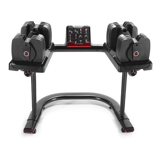 Bowflex SelectTech Support 560 Guide Du Propriétaire