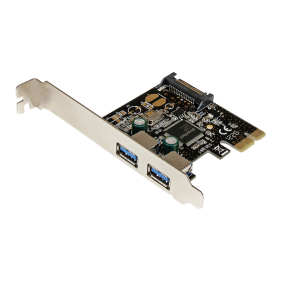 StarTech PEXUSB3S23 Guide De L'utilisateur