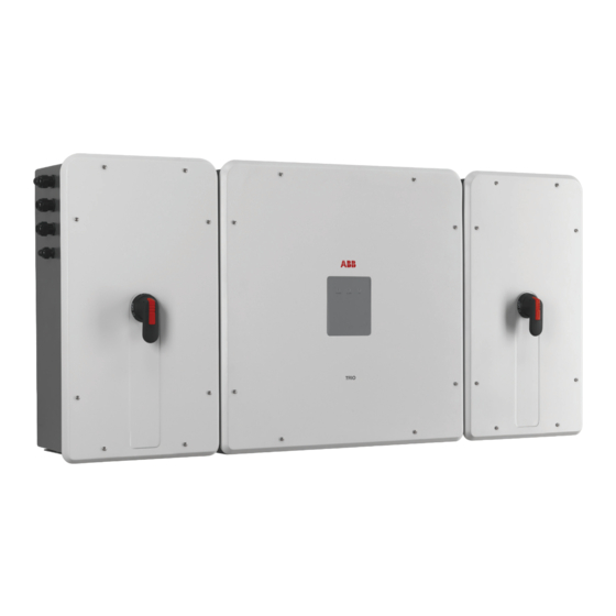 ABB TRIO-TM-50.0-400 Guide D'installation Rapide