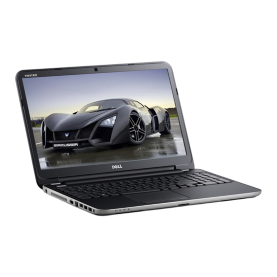 Dell Vostro 2521 Manuel Du Propriétaire