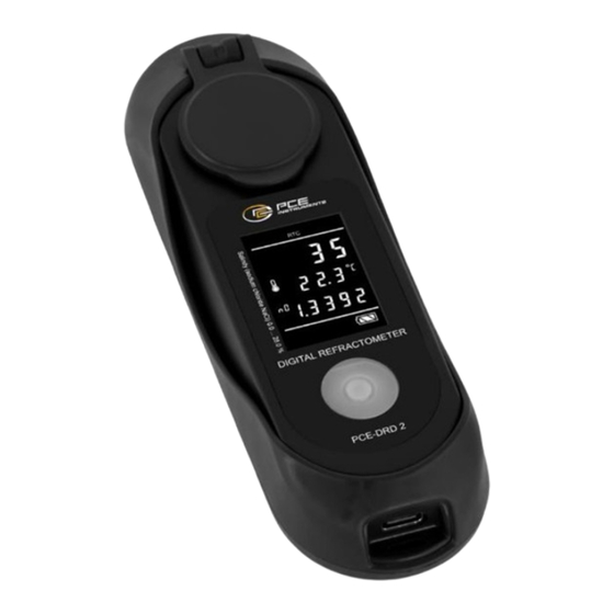 PCE Instruments DRD Serie Manuel D'utilisation