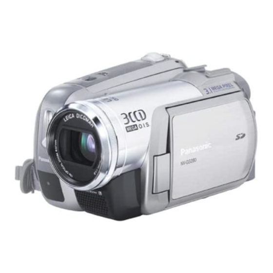 Panasonic NV-GS300 Mode D'emploi