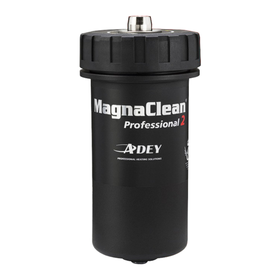 adey MagnaClean Professional 2 Mode D'emploi