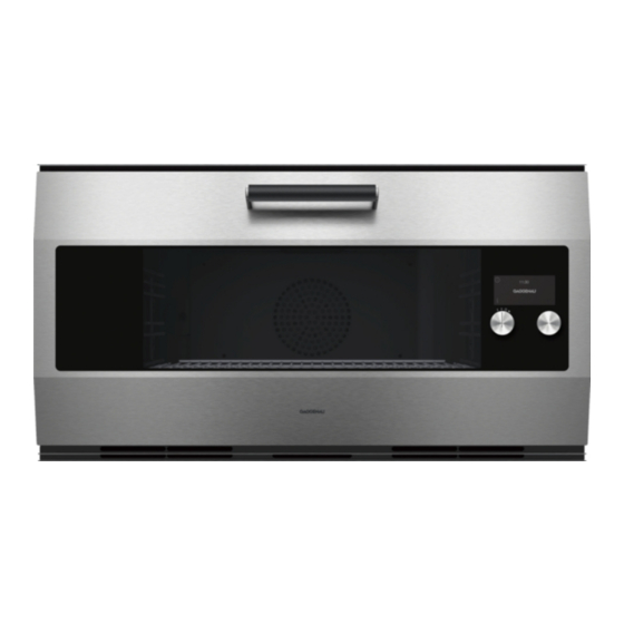 Gaggenau EB333111 300 Sérier Guide Rapide