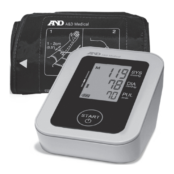 A&D Medical ESSENTIAL UA-651CN Manuel D'instructions