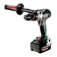 Metabo SB 18 LTX BL I Notice Originale