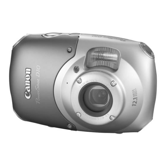 Canon PowerShot D10 Guide D'utilisation