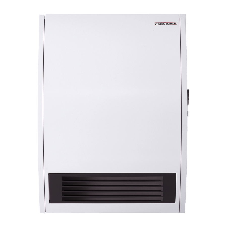 Stiebel Eltron CK 20 S Utilisation Et Installation