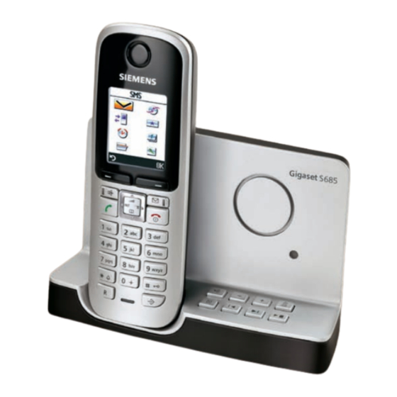 Siemens Gigaset S680 Mode D'emploi