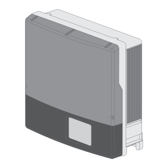 SMA SUNNY TRIPOWER 20000TL Instructions D'emploi