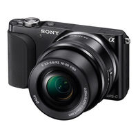 Sony Alpha NEX-3N Mode D'emploi