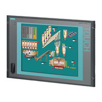 Siemens Simatic Panel PC 677 Instructions De Service