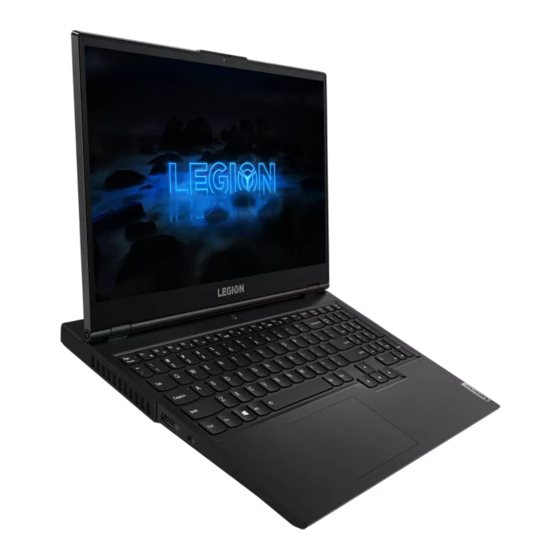 Lenovo Legion 5 15ARH05H Guide D'utilisation