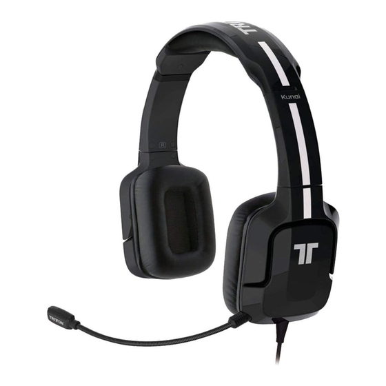Tritton Kunai Manuel De L'utilisateur