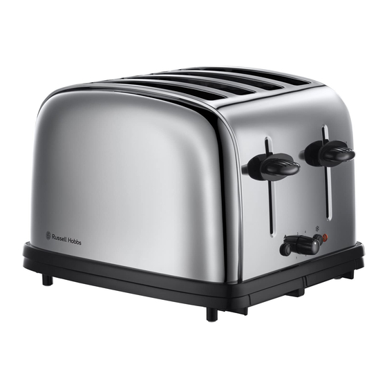Russell Hobbs Salton Toaster rétro 4 fentes Mode D'emploi